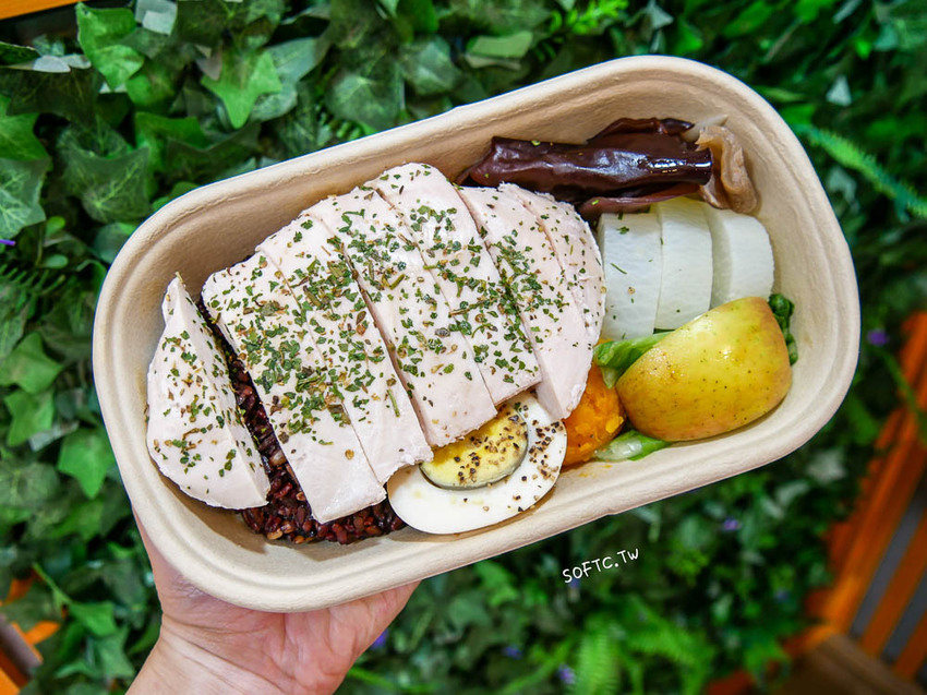 新店健康餐盒推薦》楽坡Bon Box新店新豐店●楽坡新開幕!雞胸加厚加大! 平價低卡大份量舒浮便當 - 軟西，遊記