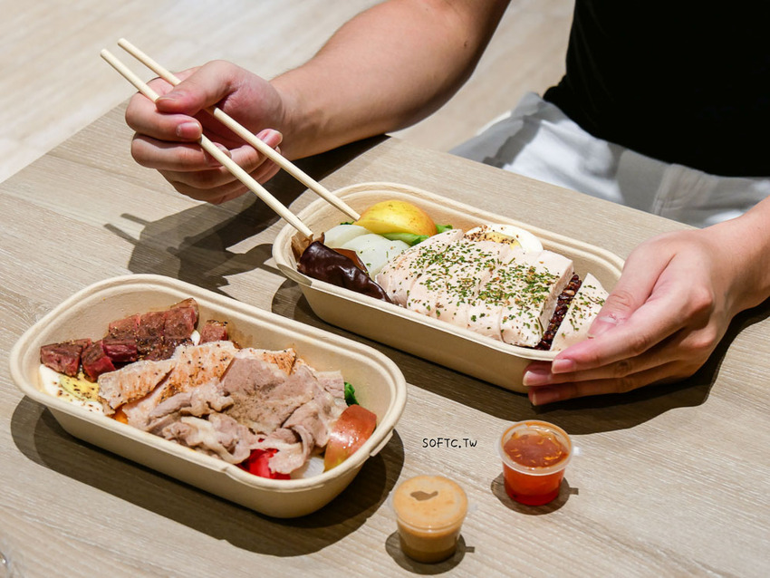 新店健康餐盒推薦》楽坡Bon Box新店新豐店●楽坡新開幕!雞胸加厚加大! 平價低卡大份量舒浮便當 - 軟西，遊記