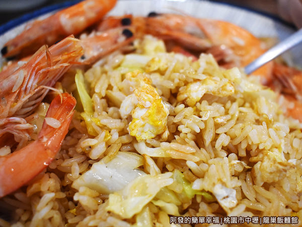 龍巢飯麵館21-蝦子炒飯-特寫.JPG