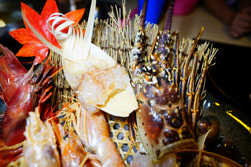 美食｜桃園中壢 船饕海鮮精緻鍋物 超浮誇痛風海鮮盤、和牛 青埔必吃火鍋推薦！親子聚餐、寵物友善 - 奇奇一起玩樂趣
