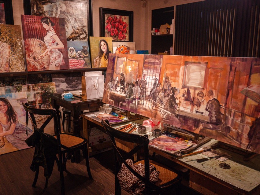 汐止美食火鍋推薦｜藝爐晏火鍋美術館。399元火鍋吃到飽｜在畫廊裡享用火鍋