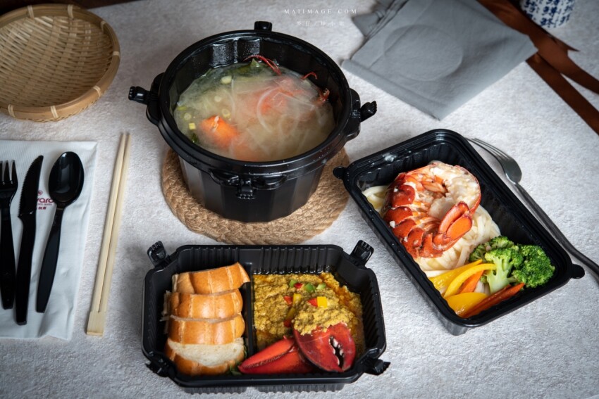龍蝦三重奏~頂級龍蝦料理在家也可以輕鬆享受!台北福華飯店新推出外帶龍蝦套餐~外帶免下車直接提供得來速