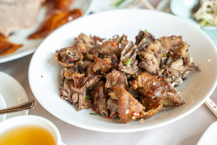 台北福華大飯店江南村｜一鴨三吃不稀奇，新推出掛爐櫻桃鴨一鴨六吃才是真功夫！父親節就訂這，烤鴨控不能錯