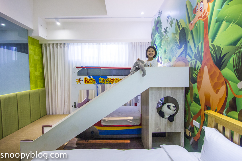 【礁溪親子住宿】艾玹爾飯店集團｜礁溪多愛溫泉會館～超可愛溜滑梯親子房、客房內有大湯池可享受美人湯，步行5分鐘就到湯圍溝公園
