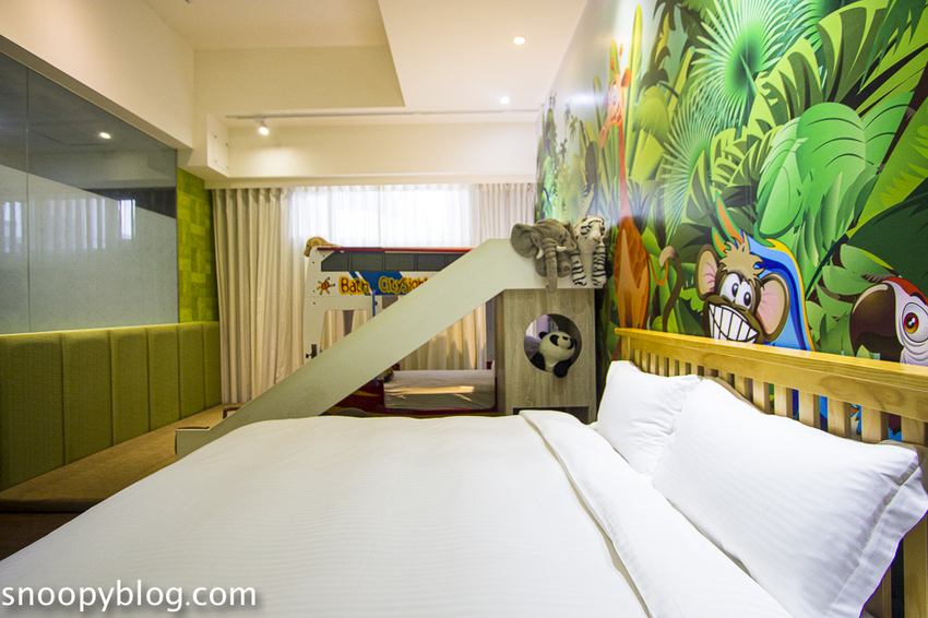 【礁溪親子住宿】艾玹爾飯店集團｜礁溪多愛溫泉會館～超可愛溜滑梯親子房、客房內有大湯池可享受美人湯，步行5分鐘就到湯圍溝公園