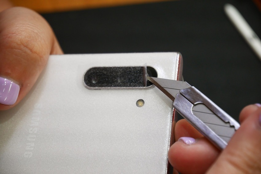 【新竹包膜】膜幻鎂機|Note10升級UV膠玻璃保貼、精準手工包膜體驗