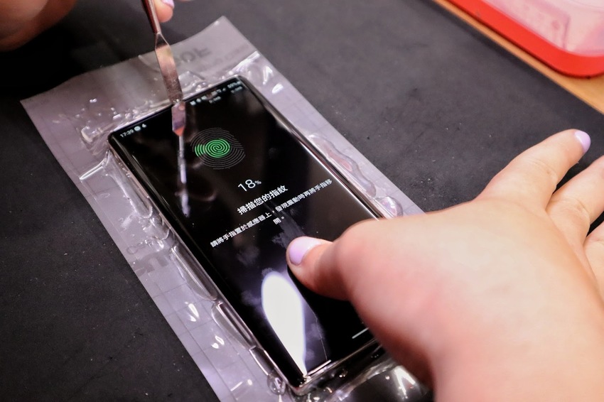 【新竹包膜】膜幻鎂機|Note10升級UV膠玻璃保貼、精準手工包膜體驗