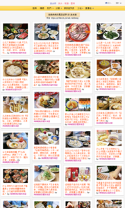 海綿飽飽的鳳梨城堡的美食牆