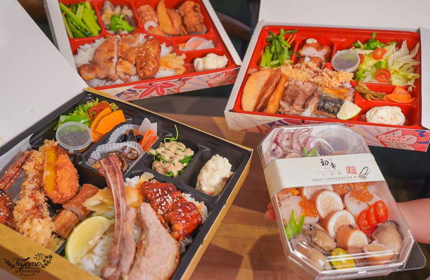 媲美日本鐵路便當級的北海道烏賊飯，3款極上日式餐盒120元、150元、250元有3~4主菜滿足吃！！