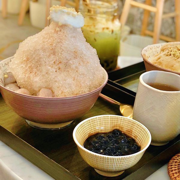 台北 中山 咖啡廳 冰 The Wrice來時 黑糖珍珠 刨冰 雪花冰02.JPG