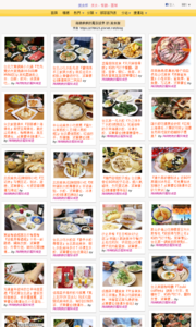 海綿飽飽的鳳梨城堡的美食牆