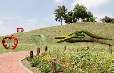 中壢社大周四趴趴走[后里花田綠廊]曬到快冒煙啦!!