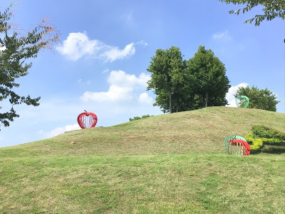 中壢社大周四趴趴走[后里花田綠廊]曬到快冒煙啦!!