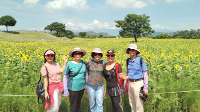 中壢社大周四趴趴走[后里花田綠廊]曬到快冒煙啦!!