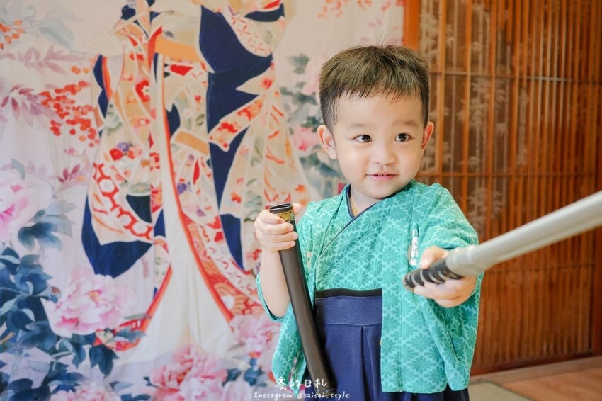 台中沙鹿親子餐廳推薦!人間食解生態園養生坊,日式老屋穿和服 九宮格養生餐