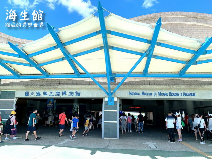 全台最大屏東墾丁海生館!偶像劇必拍景點!小白鯨超級可愛很會自拍,工讀生出來歐!