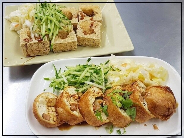 【東區】一品香春捲臭豆腐 獨特又好吃的春捲臭豆腐～台中東區、太平素食銅板美食 近精武車站、馬卡龍公園、