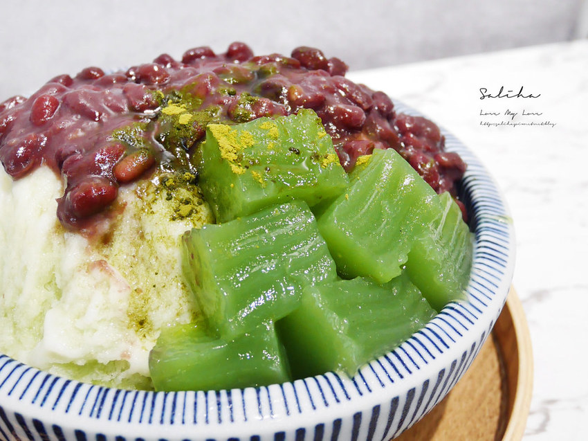 台北車站中正區抹茶控必吃覓糖黑糖粉粿宇治金時雪花冰 (2)