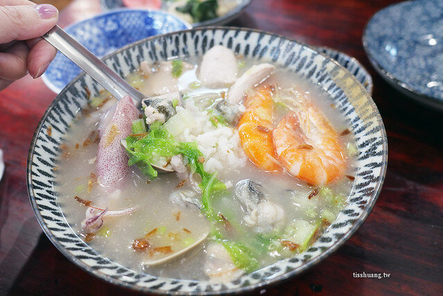 無一物海產粥｜澎湖直送現撈海鮮｜還有南部來的蝦仁飯 @TISS玩味食尚