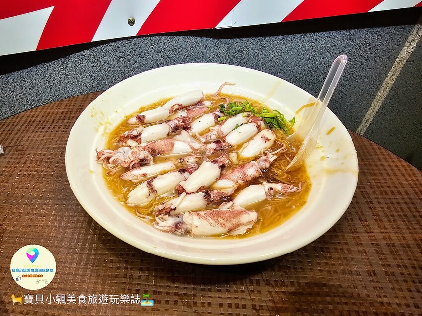 [食]台北 士林夜市 滿滿海鮮 魷魚 小卷 大腸 鮮蚵 鮮脆爽口好滋味 士林廟口 阿輝麵線