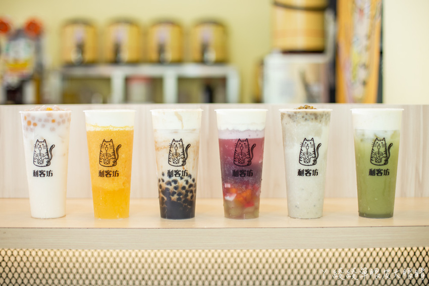 從日本紅回台灣的人氣芝士奶蓋在新竹，利客坊芝士奶蓋專門店！可愛喵星人打造的手搖飲料店