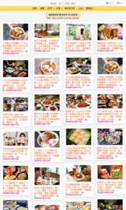 海綿飽飽的鳳梨城堡的美食牆