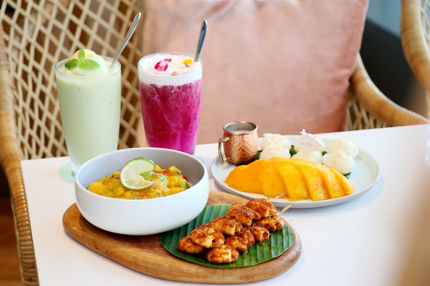 【台北南港區】♥Lady nara曼谷新泰式料理♥ 台北南港CITYLINK店.曼谷最強網美餐廳.夏季期間限定水果創意料理