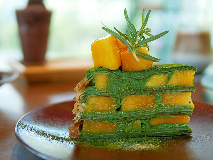 Tjuku cafe 啾咕咖啡_抹茶芒果千層_115909.JPG