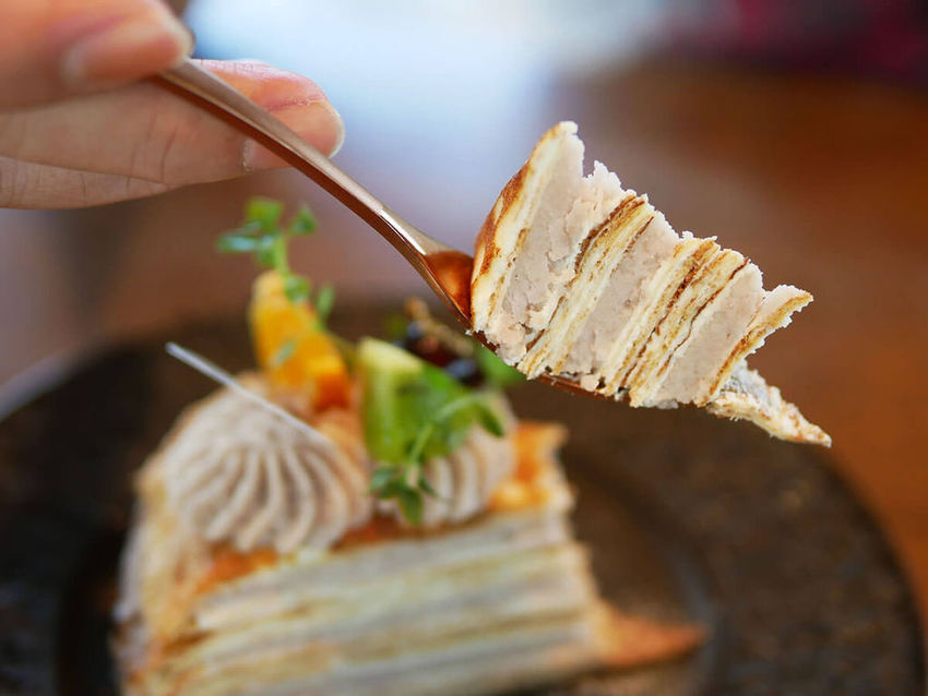 Tjuku cafe 啾咕咖啡_芋頭千層_120738.JPG