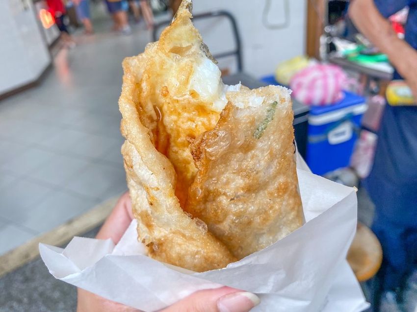 中和南勢角興南夜市口 炸蛋蔥油餅 焦糖烤布蕾10.jpg