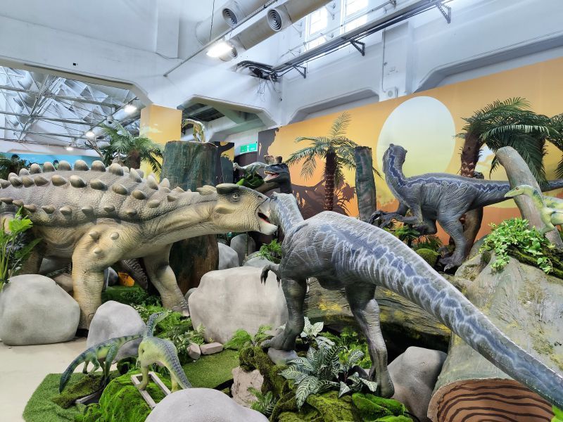 侏羅紀恐龍水世界 一隅