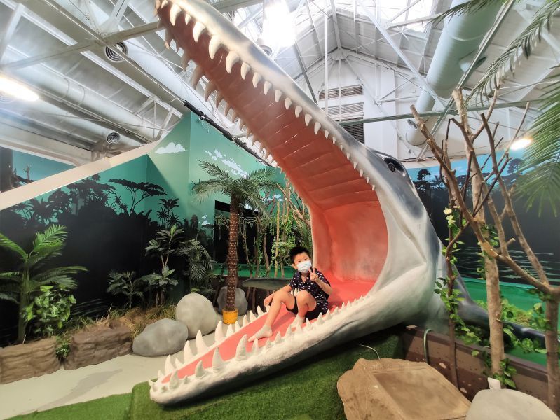 侏羅紀恐龍水世界 一隅