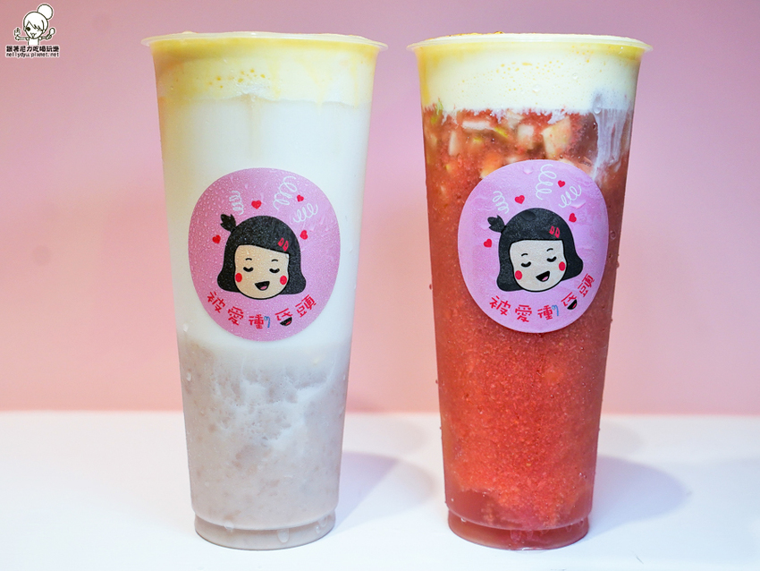 被愛衝昏頭 焦糖布蕾 紅心芭樂 高雄飲品 手搖飲料 創新 網美