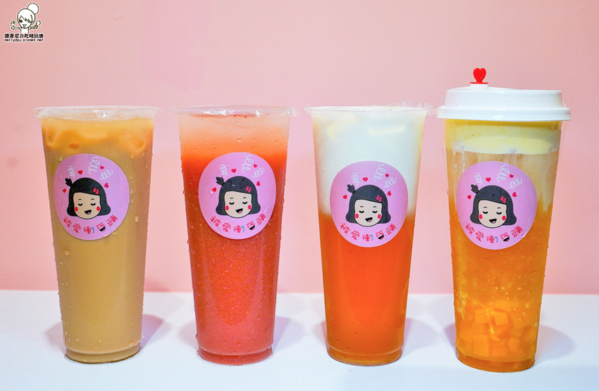 被愛衝昏頭 焦糖布蕾 紅心芭樂 高雄飲品 手搖飲料 創新 網美