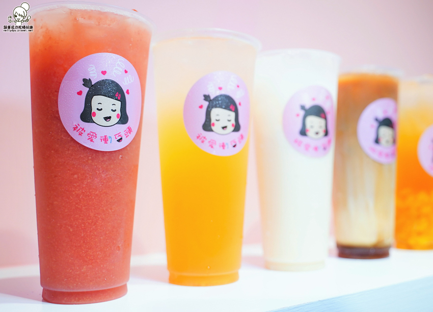 被愛衝昏頭 焦糖布蕾 紅心芭樂 高雄飲品 手搖飲料 創新 網美