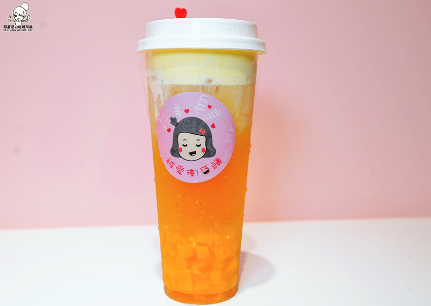 被愛衝昏頭 焦糖布蕾 紅心芭樂 高雄飲品 手搖飲料 創新 網美