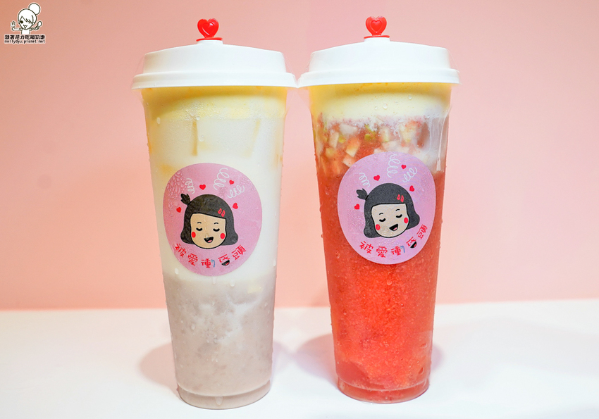 被愛衝昏頭 焦糖布蕾 紅心芭樂 高雄飲品 手搖飲料 創新 網美