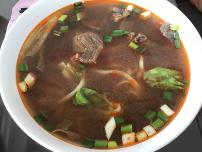 內壢後站永福路[茂群正宗牛肉麵]乘興而去~