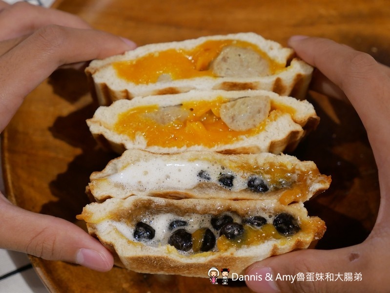 新竹巨城美食︱樂兔洋食行巨城店。超夢幻彩虹熔岩吐司好吃又好拍。不甜膩的黑糖珍珠雲朵吐司。輕食下午茶新選擇(影片)