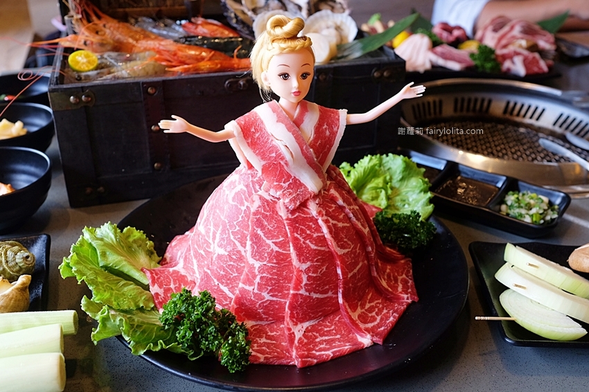 超夯の燒肉頂級和牛燒肉吃到飽（超夯的燒肉）林口店。只要699元，大口嗑和牛、生猛海鮮，超過70種食材讓你吃到爽！ @蹦啾♥謝蘿莉 La vie heureuse