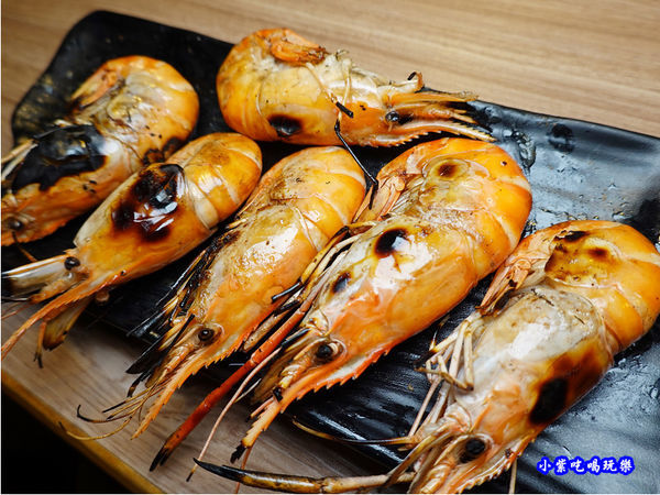 烤泰國蝦-赤富士無煙燒肉鍋物吃到飽 (2).jpg
