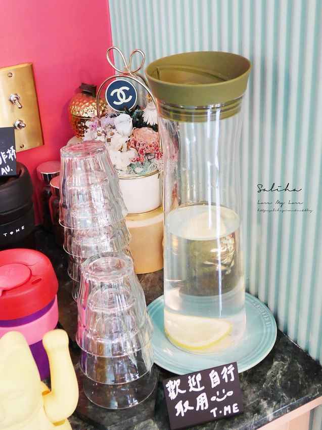 台北網美風咖啡廳下午茶推薦T.ME Cafe士林商圈附近劍潭站外帶飲料ig拍照打卡 (5)