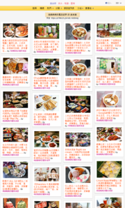 海綿飽飽的鳳梨城堡的美食牆