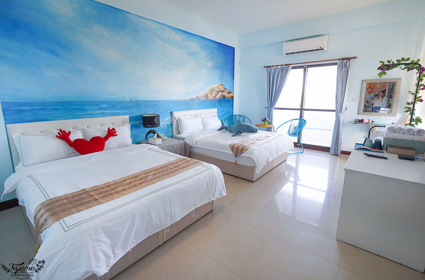 澎湖住宿|藍海會館:新開幕海景澎湖民宿推薦,附早餐、機場馬公漁港接送服務 @緹雅瑪 美食旅遊趣