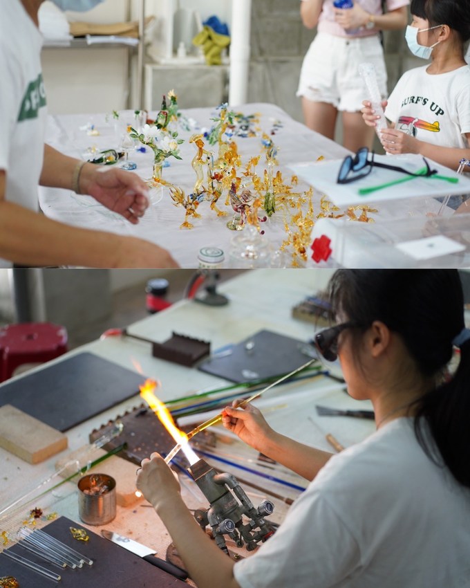 新竹動物園裡新開幕『春室Glass Studio + The POOL』是一間咖啡廳結合玻璃工藝博物館,還能體驗口吹玻璃!鄰近新竹公園 - 阿華田的美食日記