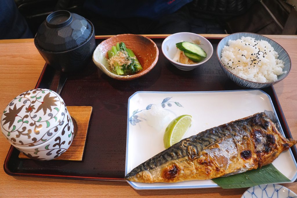 烤鯖魚定食