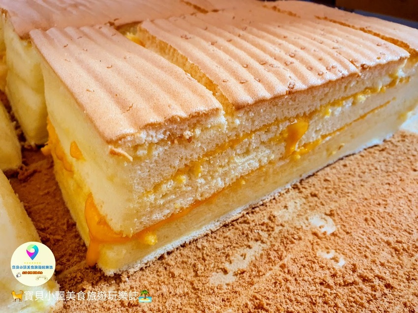 [食]台中 逢甲伴手禮 濃郁蛋糕香氣十分迷人 口感細膩Q彈順口 山益古早味蛋糕(朝藝私房蛋糕)