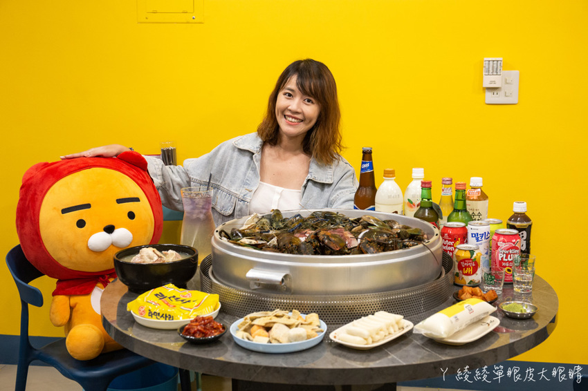 韓蚌蚌海鮮研究院新竹店｜不用飛韓國就可以吃到巨無霸海鮮鍋！兩人就能開鍋，網美必拍浴缸月亮獨角獸照