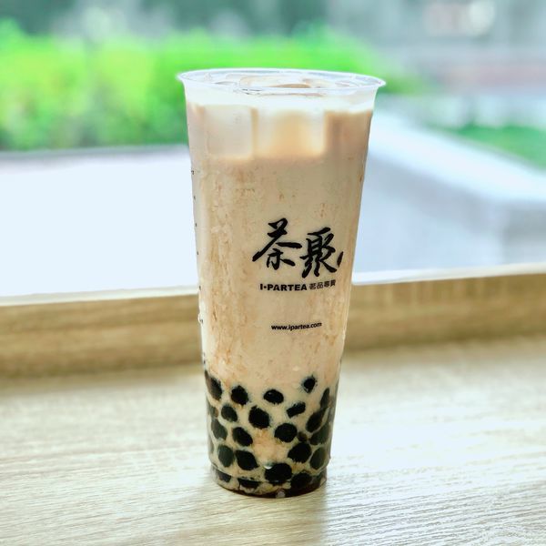 茶聚 台北 南港 沐嵐完熟鮮奶02.JPG