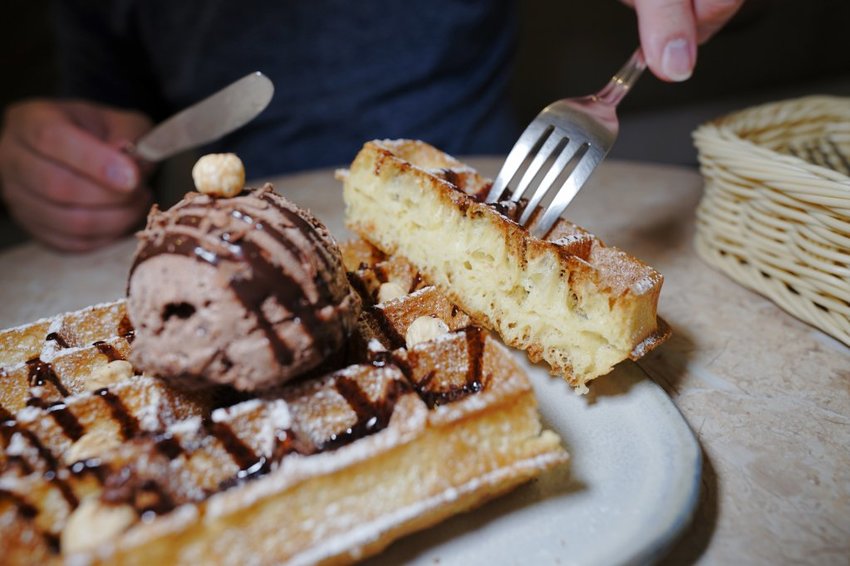 美食|新北中和 惟惟咖啡室 水果茶、鬆餅 永安市場站咖啡廳推薦! - 奇奇一起玩樂趣